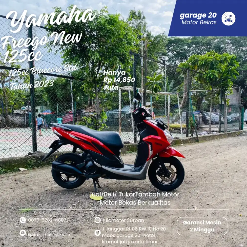 Yamaha Freego New 125cc Bluecore Fi Tahun 2023 Pajak Off