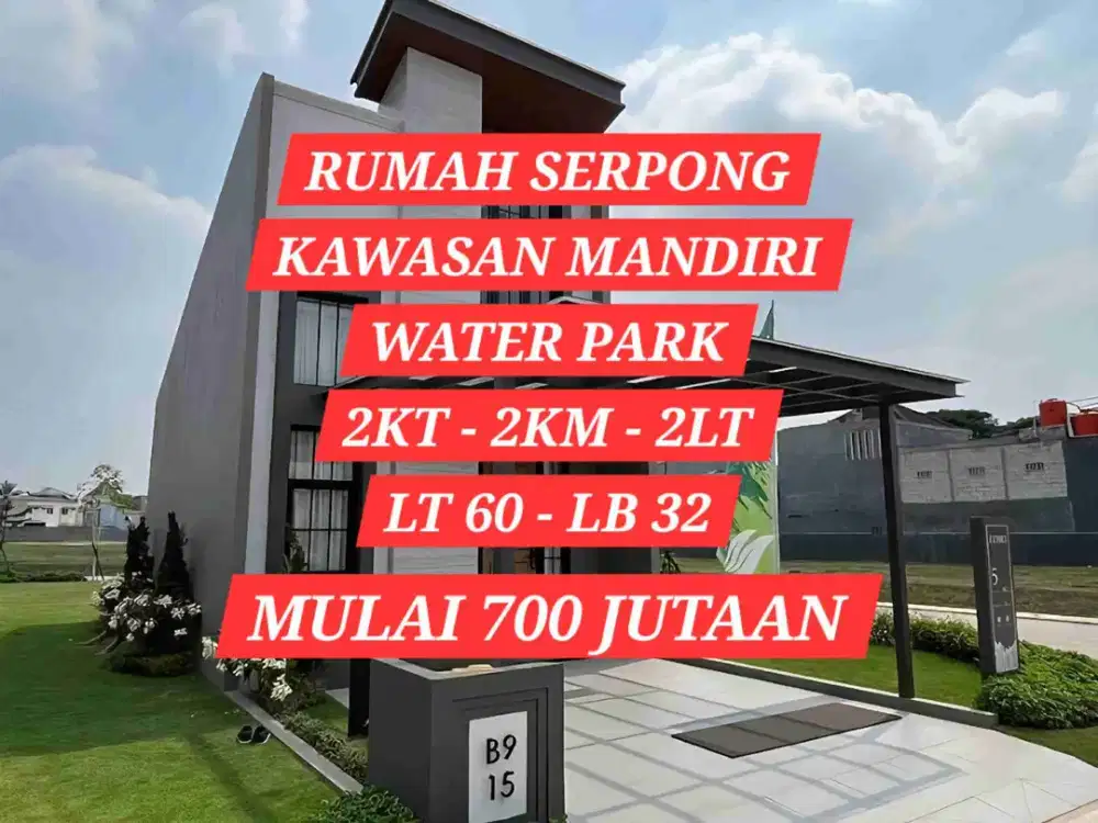 RUMAH DIJUAL DI SERPONG TANGERANG SELATAN