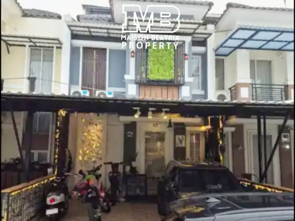 RUMAH SEMI FURNISH 3 LANTAI SIAP HUNI TERAWAT DI RESIDENCE ONE - TANGERANG SELATAN