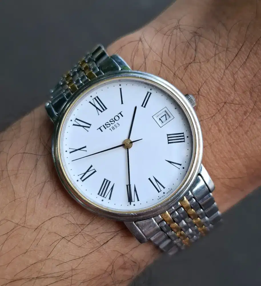 Tissot dresswatch roman dial
