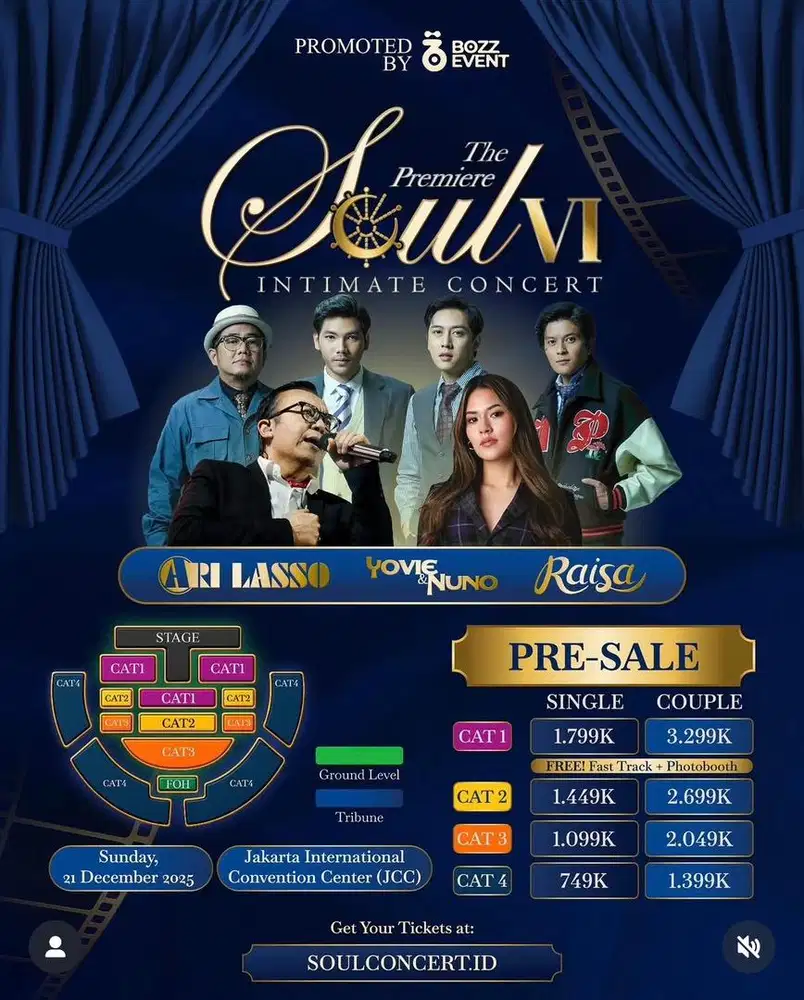 Jual tiket intimate concert VI