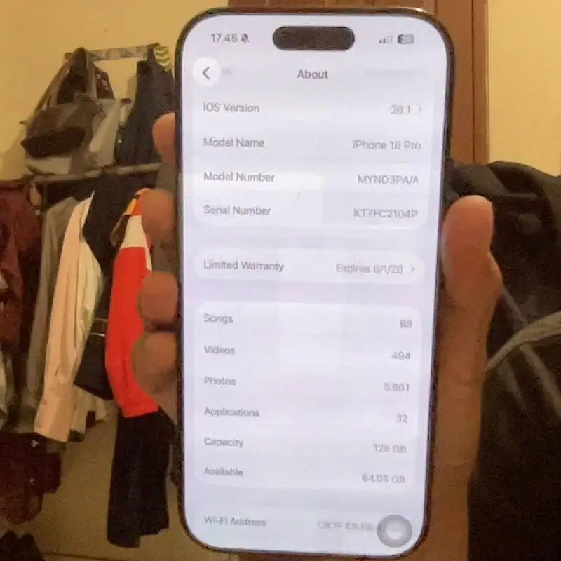 Jual iphone 16 pro 128 gb ex ibox