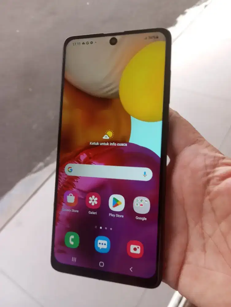 Samsung A71 ram 8/128 NFC on kondisi normal