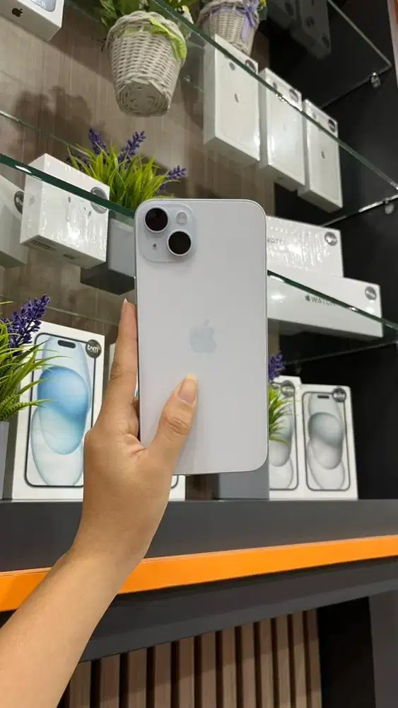 EX RESMI INDO 15 plus blue 128gb