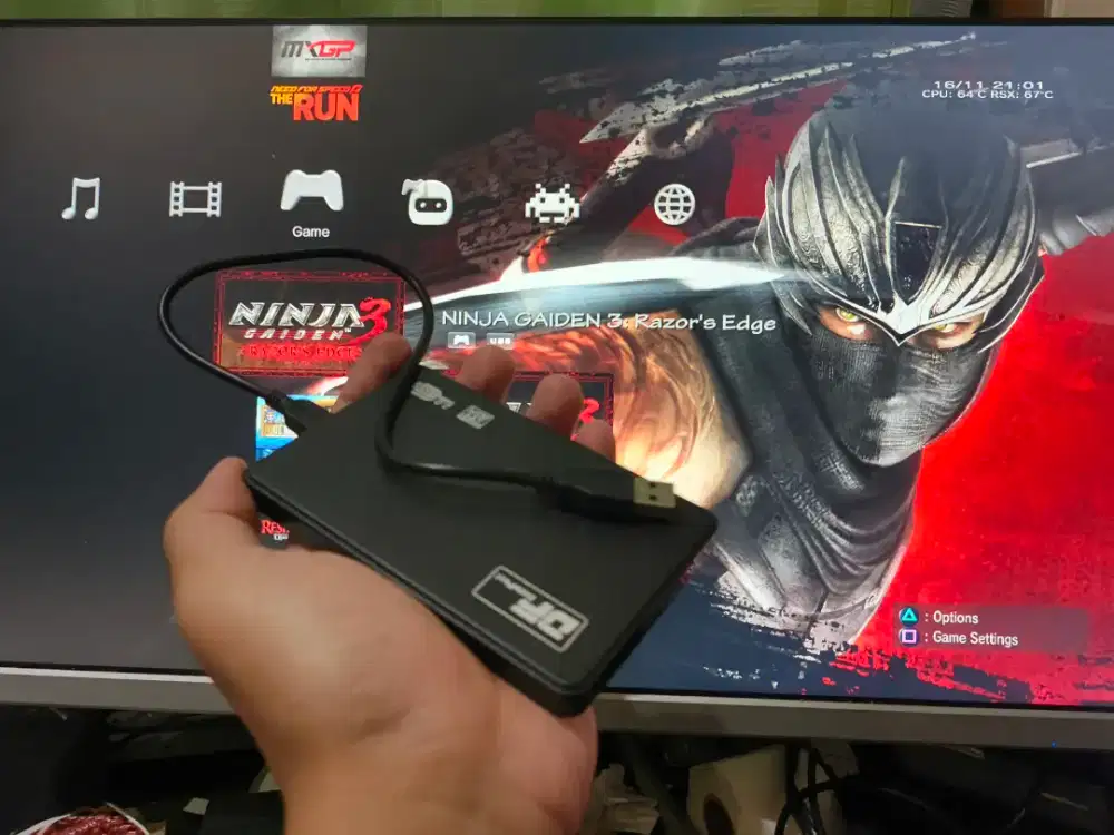 HARDISK EKSTERNAL PS3 500GB bebas rekuest