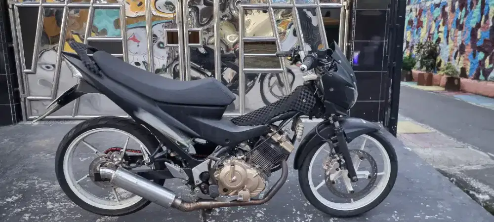satria fu 2013 motor bagus mesin sehat modif simple
