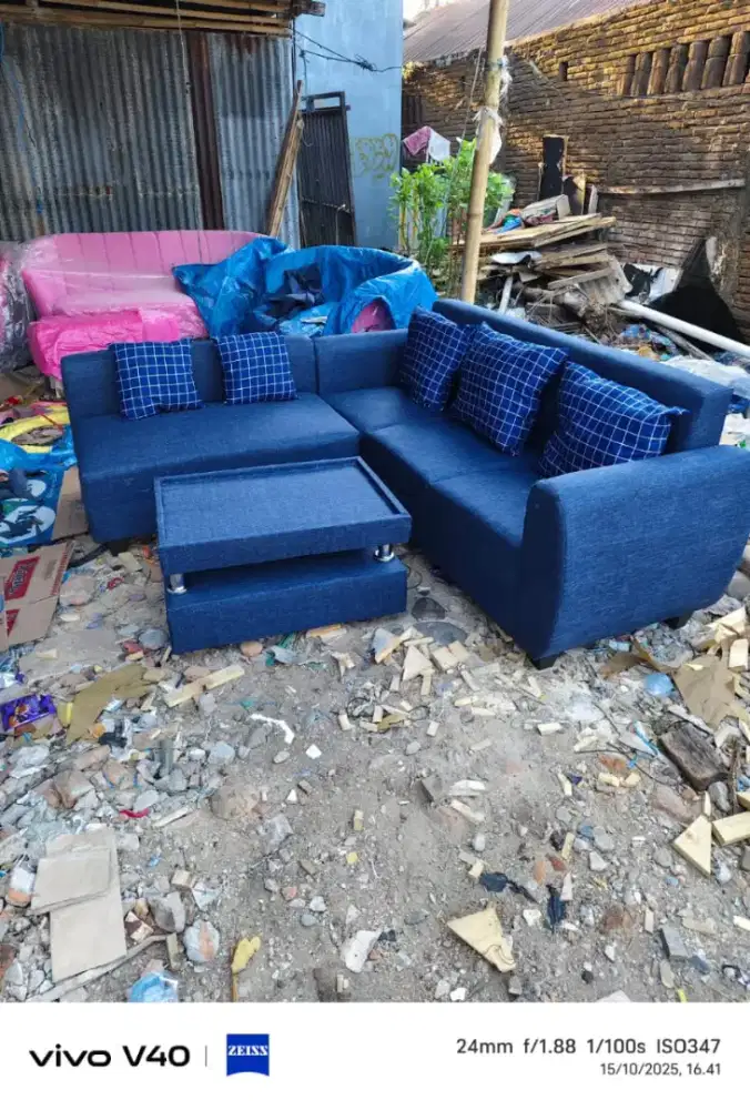Sofa L Minimalis Ruangtamu Termurah Makassar..