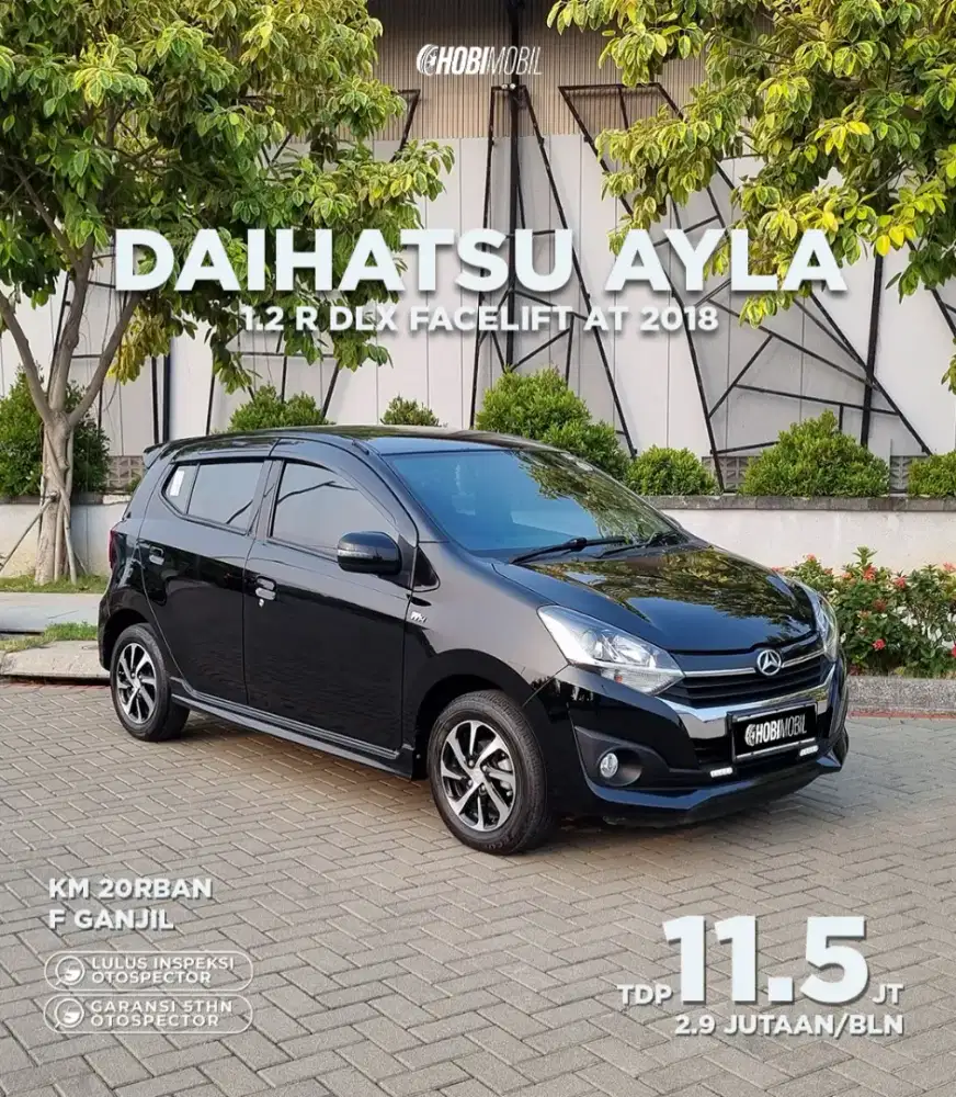 Ayla 1.2 R DLX Facelift AT Thn 2018