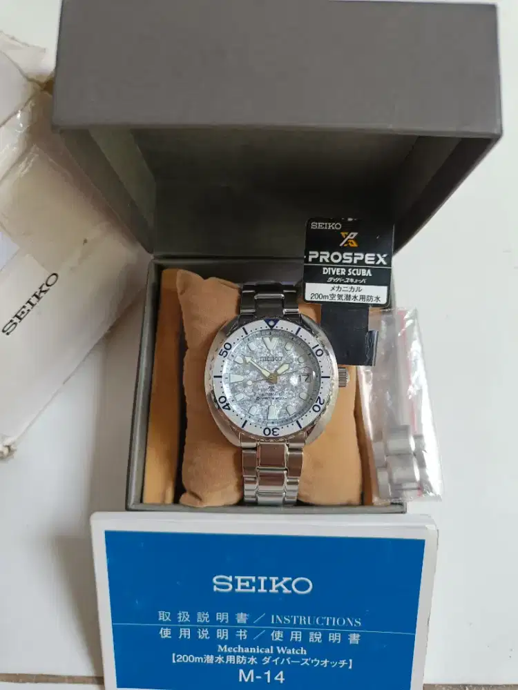 Seiko Prospex SBDY109 Mini Turtle Diver Scuba Ice Blue frost (JDM)