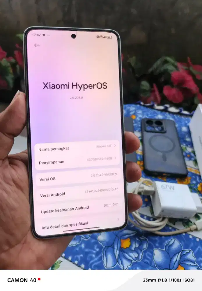 Xiaomi 14T Ram 12+12 Internal 512