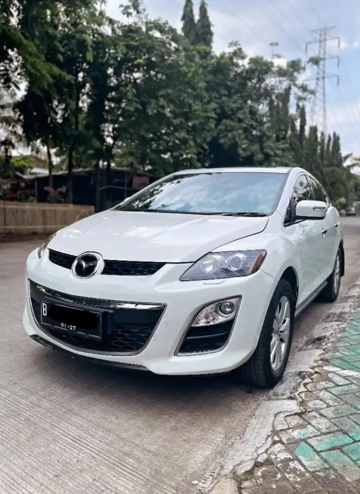 2012 MAZDA CX-7 HIGH WHITE TYPE TERTINGGI 2.3 CC TURBO LIKE NEW MEWAH
