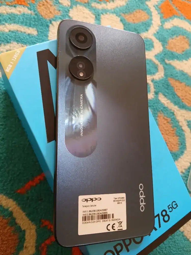 Oppo a78 5g fulset mulus