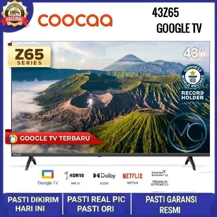 DIGITAL GOOGLE LED TV COOCAA 43 INCH - 43Z65 FREE BRACKET