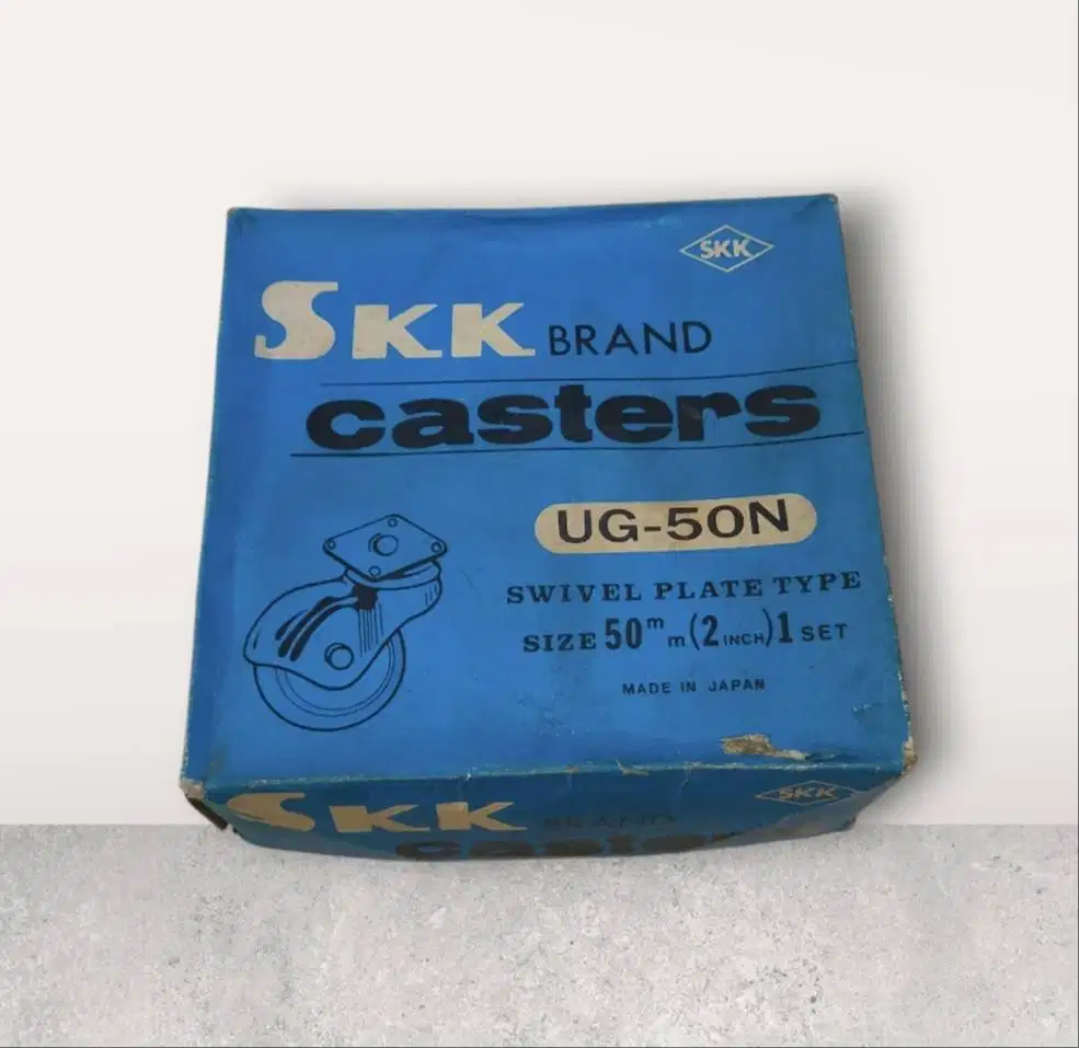 Roda Casters SKK UG 50 N Ukuran 50mm 2inch Bahan Nilon Putih