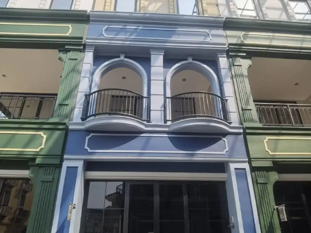 rukan euroasia osaka pik2 rukan 3 lantai harga termurah 5x10 siap usaha kantor restoran cafe