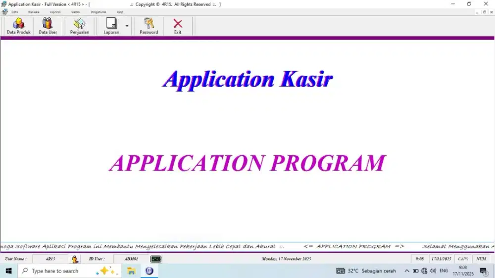 Software Aplikasi Kasir