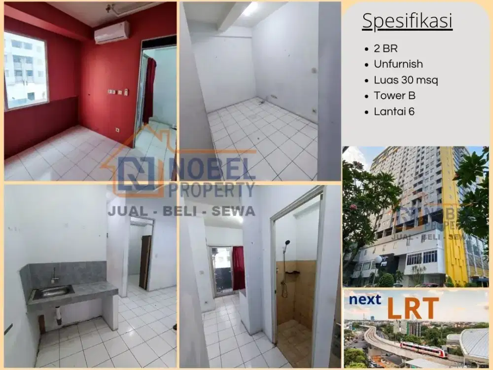Disewakan Apartemen Mentes 2BR Unfurnished Lokasi Strategis Jakarta Pusat