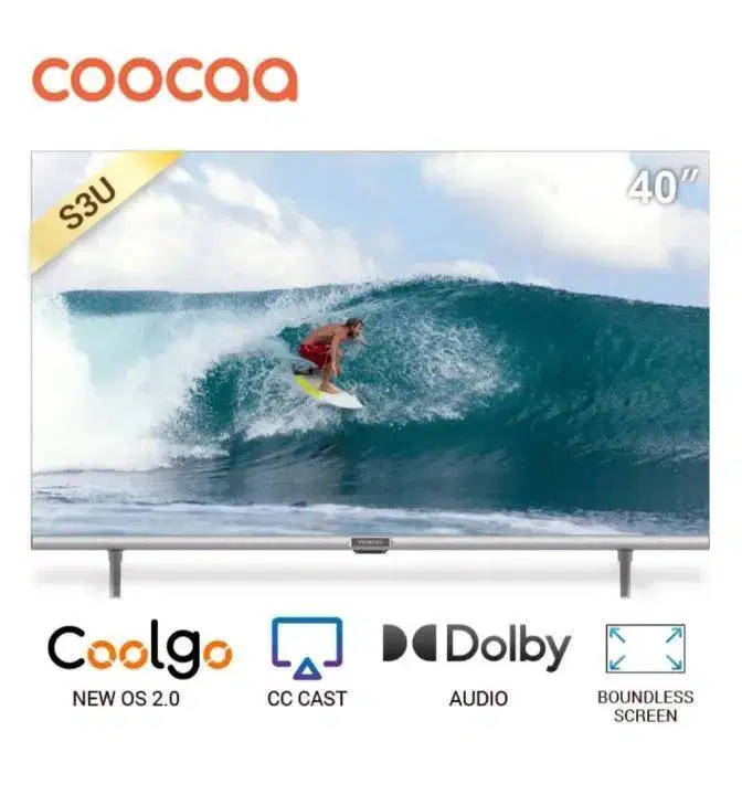 DIGITAL SMART LED TV COOCAA 40 INCH - 40S3U FREE BRACKET