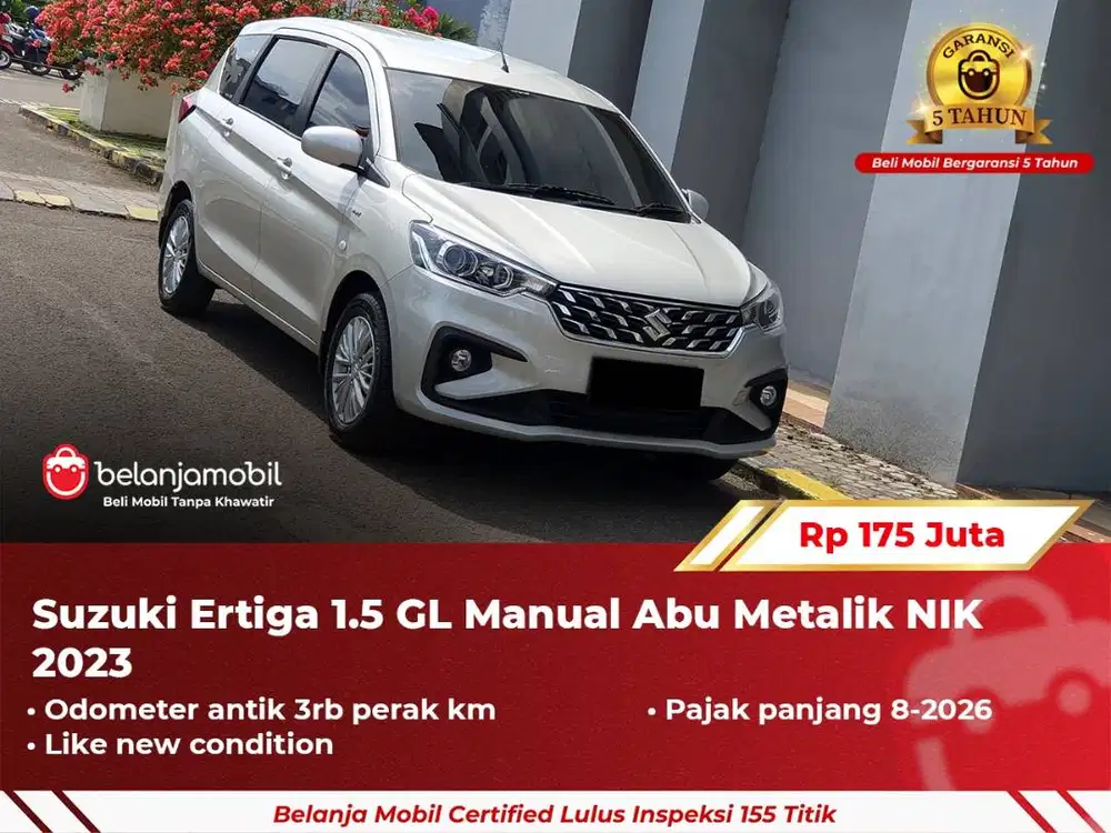 [ GARANSI 5TH ] Suzuki Ertiga 1.5 GL MT Manual 2023 2024