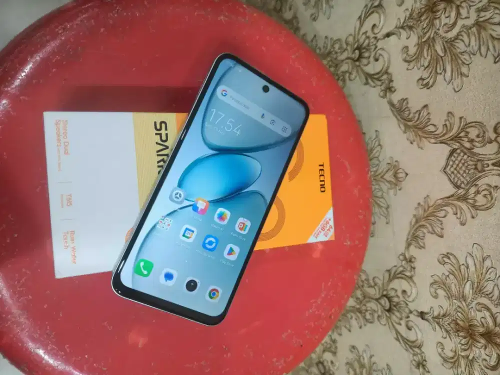 Tecno spark go 1 ram 3+3/64 normal semua nya mlus pol lkp msh ori smua