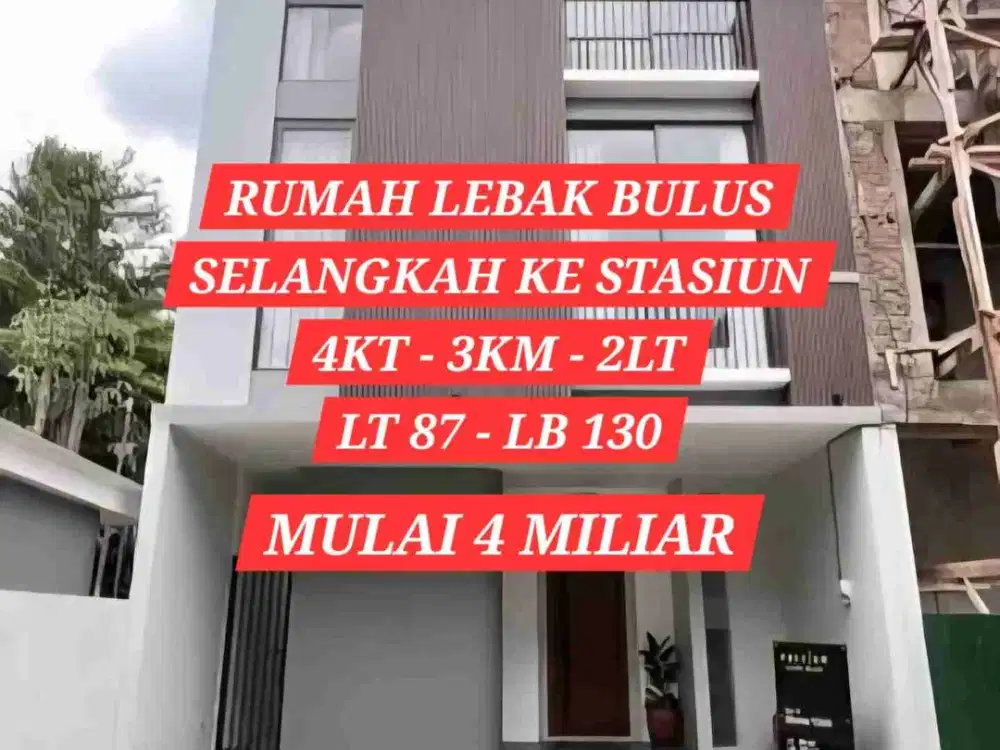 RUMAH DIJUAL DI LEBAK BULUS JAKARTA SELATAN