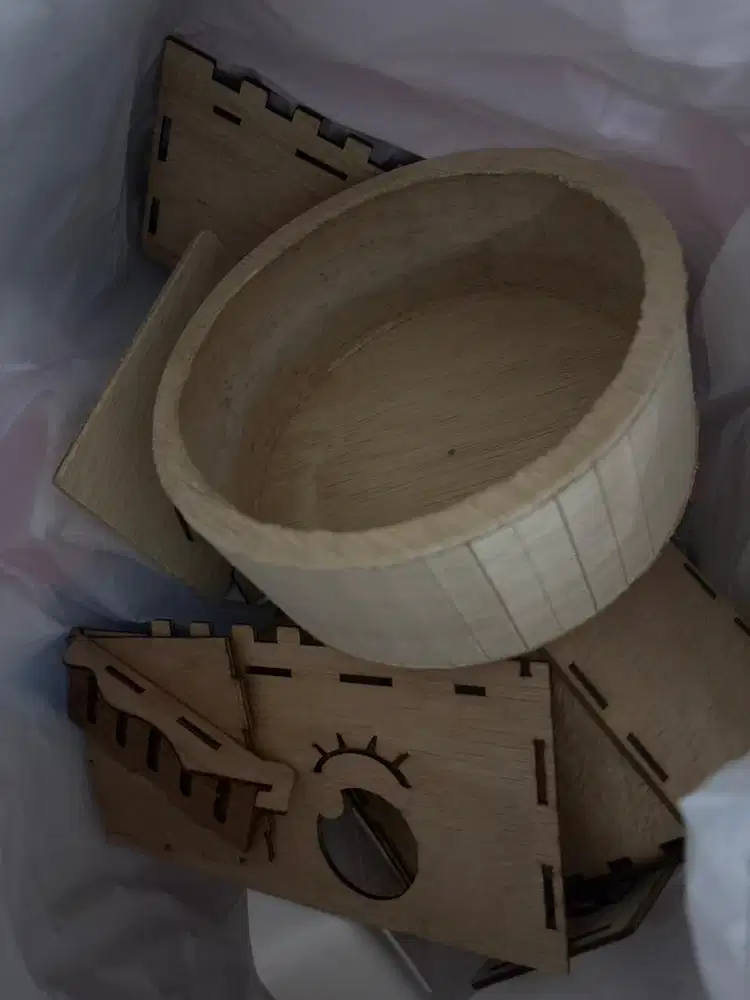 RUMAH RUMAHAN HAMSTER + MAINAN + TEMPAT MAKAN