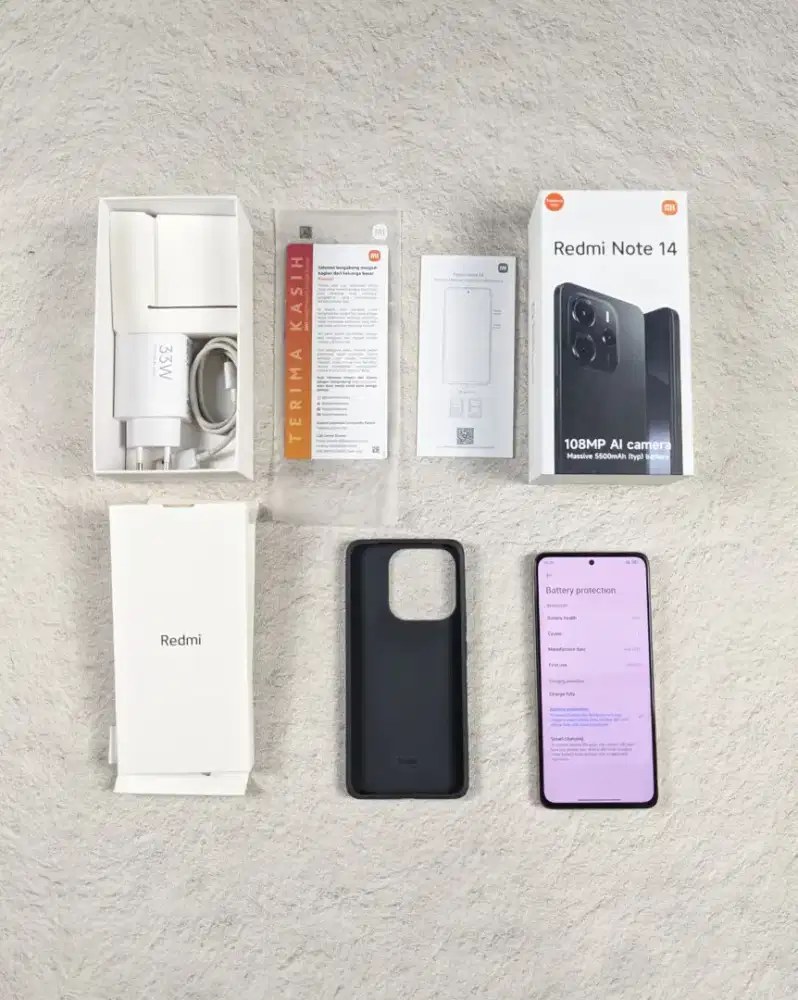 Redmi Note 14 8/256 Sand Gold Fullset Like New