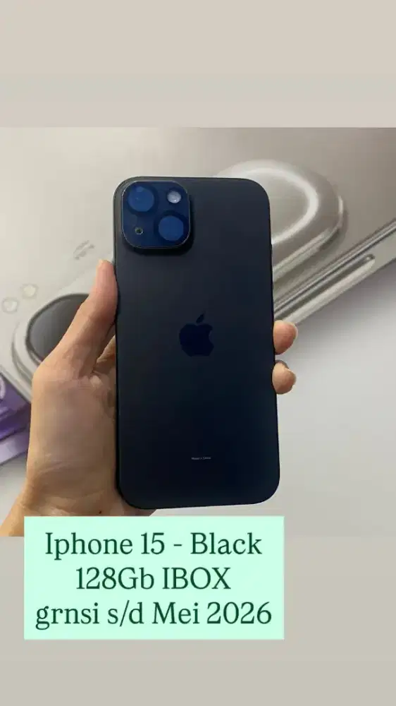 Iphone 15 128gb black ibox