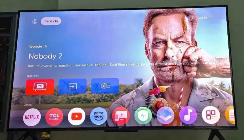 TV SMART DIGITAL 40 INCHI SAMSUNG TERAWAT SEPERTI BARU NO MINUS,