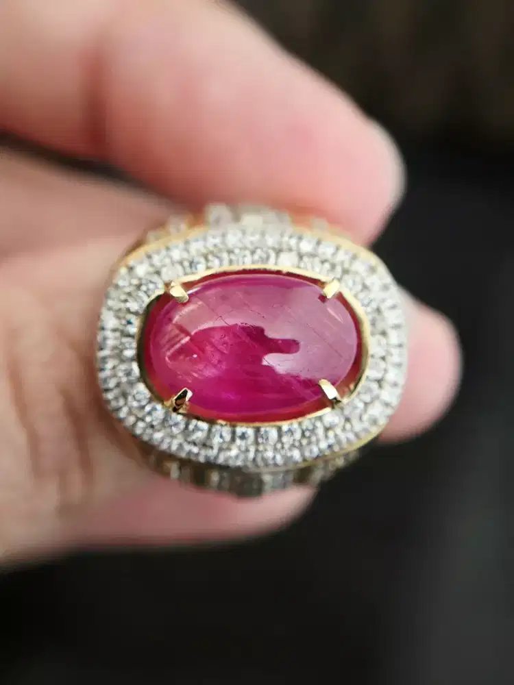 Natural Ruby Pinkish Red