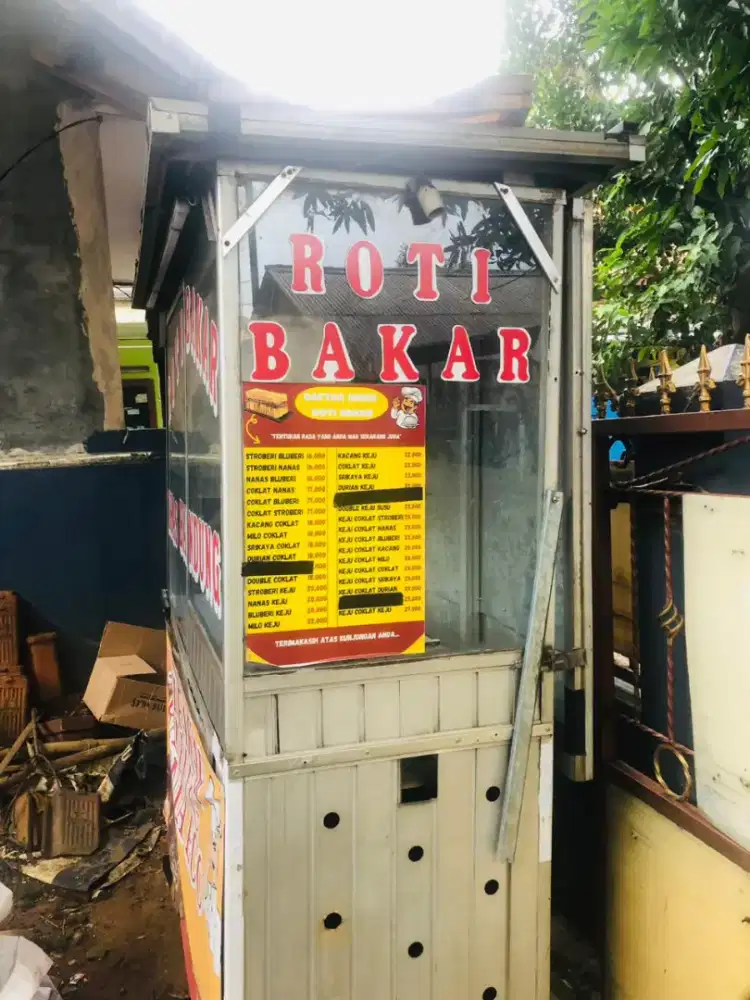 Grobak roti bakar