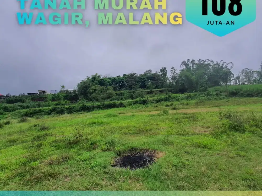 Dijual Tanah Strategis di Wagir, Akses Mudah ke Jalan Raya