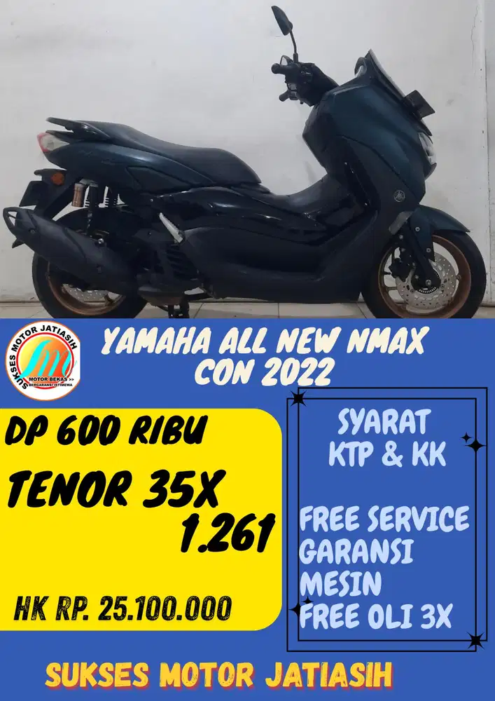 DP MURAH YAMAHA NMAX CON 2022 DP 600 RIBU BISA CASH/KREDIT