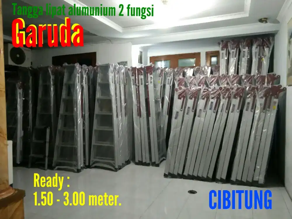 Tangga lipat almunium 2.0 mtr