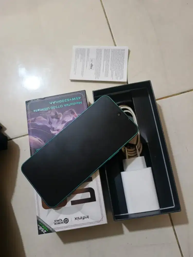 infinix note 50x 5G 8/255 fullset mulus