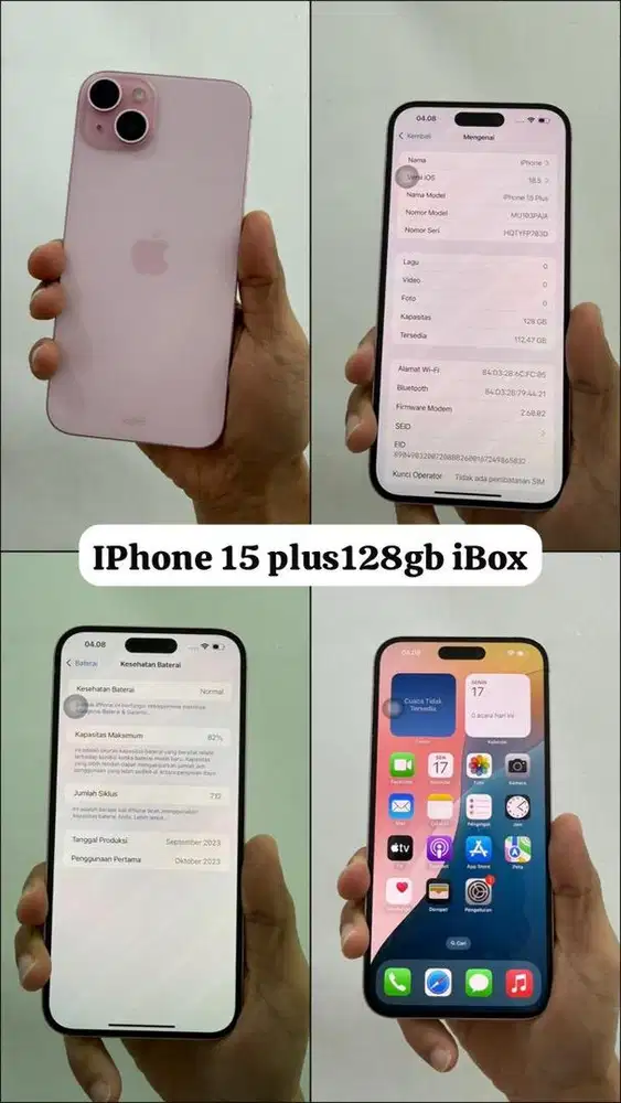 Iphone 15 plus 128gb ibox