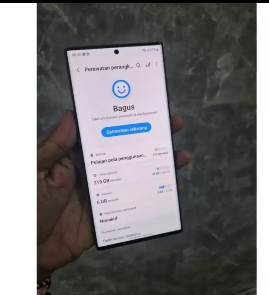 Samsung s22 ultra 12/256 normal ada minus