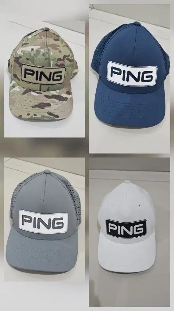 Topi golf, topi bekas, topi ping