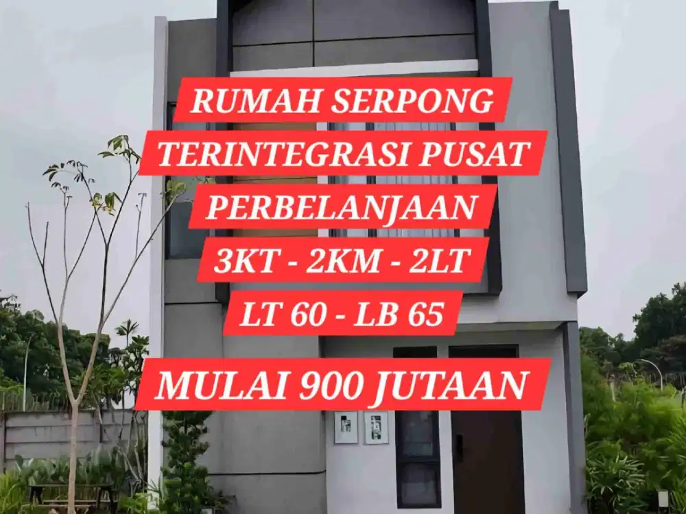 RUMAH DIJUAL DI SERPONG TANGERANG SELATAN