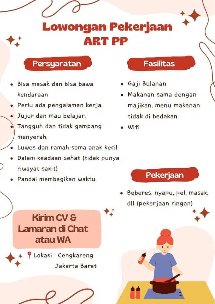 LOWONGAN KERJA ART PP