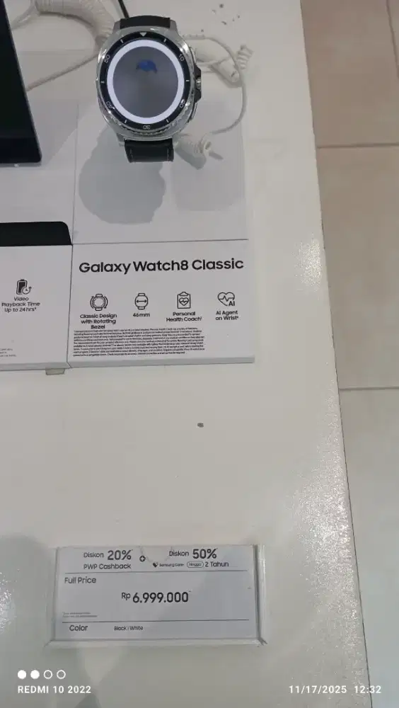 Galaxy watch 8 clasic