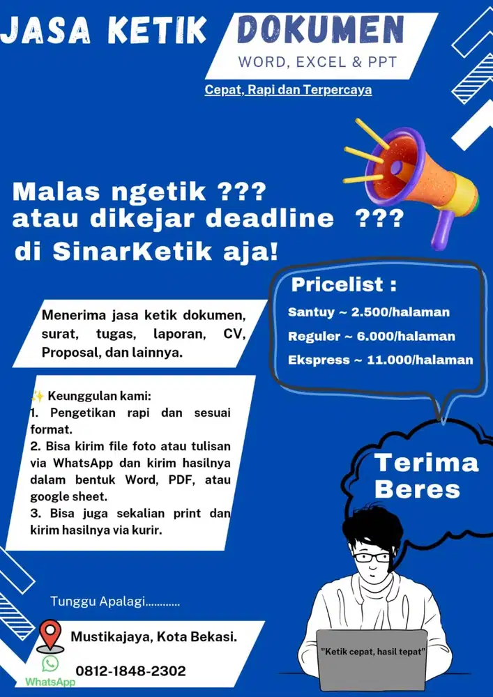 Jasa Ketik Dokumen dan Entry Data