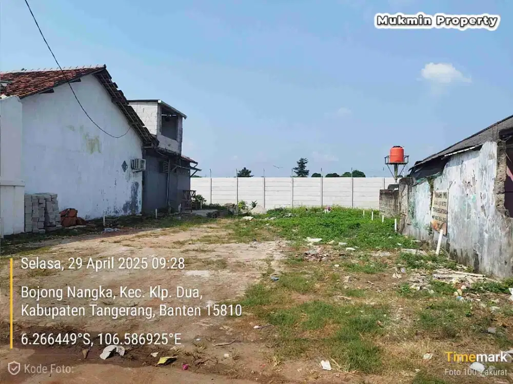 tanah dijual cepat di Bojong nangka
