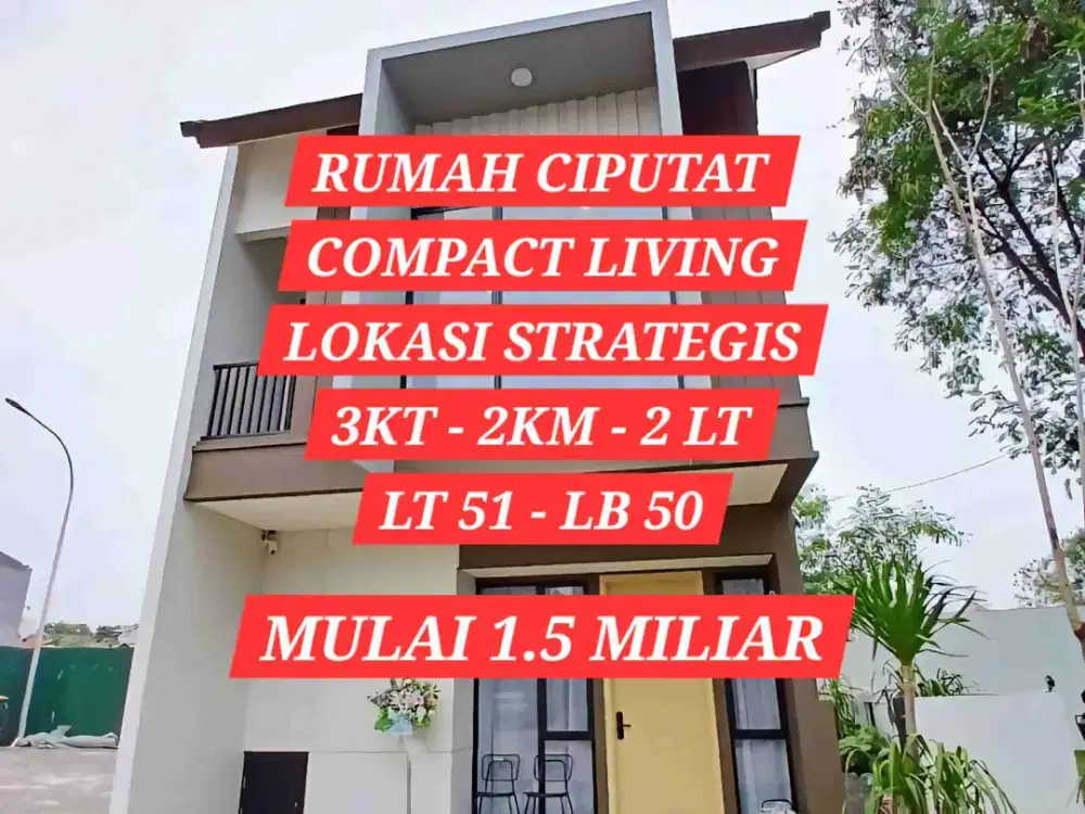 RUMAH DIJUAL DI CIPUTAT TANGERANG SELATAN