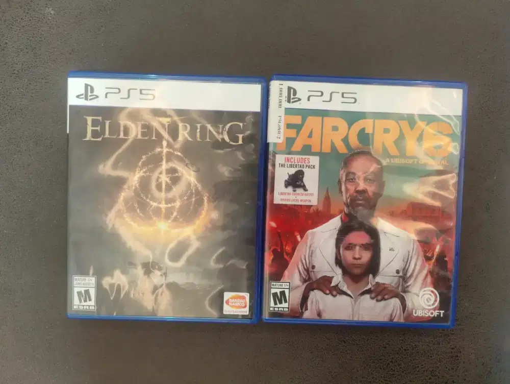 Far cry 6 and Eldon ring PS5 disk game