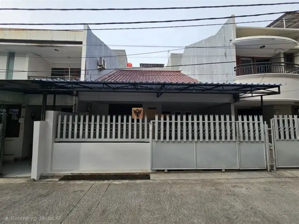 Hunian Nyaman & Sejuk Di Rumah Komplek Kavling Polri Jelambar 1,5 Lantai Full Renovasi Siap Huni, Minimal Sewa 2 Tahun Area Grogol Petamburan