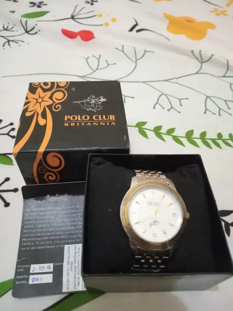 Jam tangan Polo Club britannia seri 8021