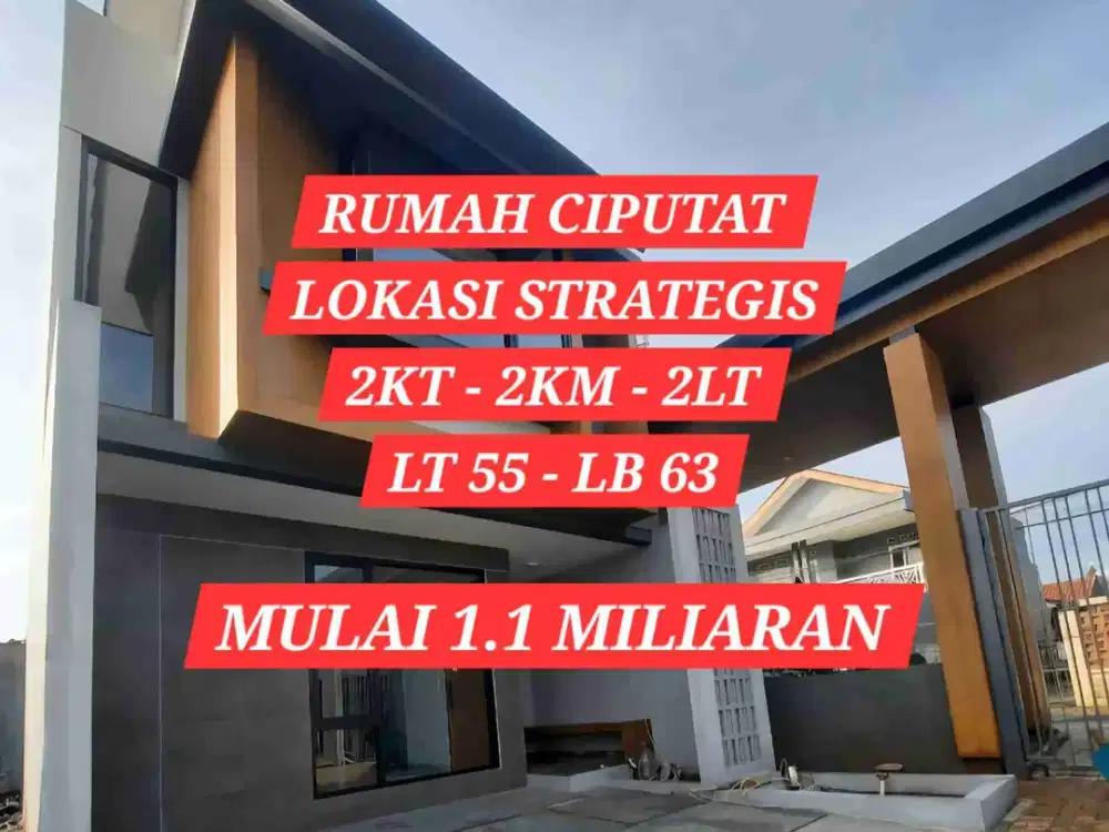 RUMAH DIJUAL DI CIPUTAT TANGERANG SELATAN