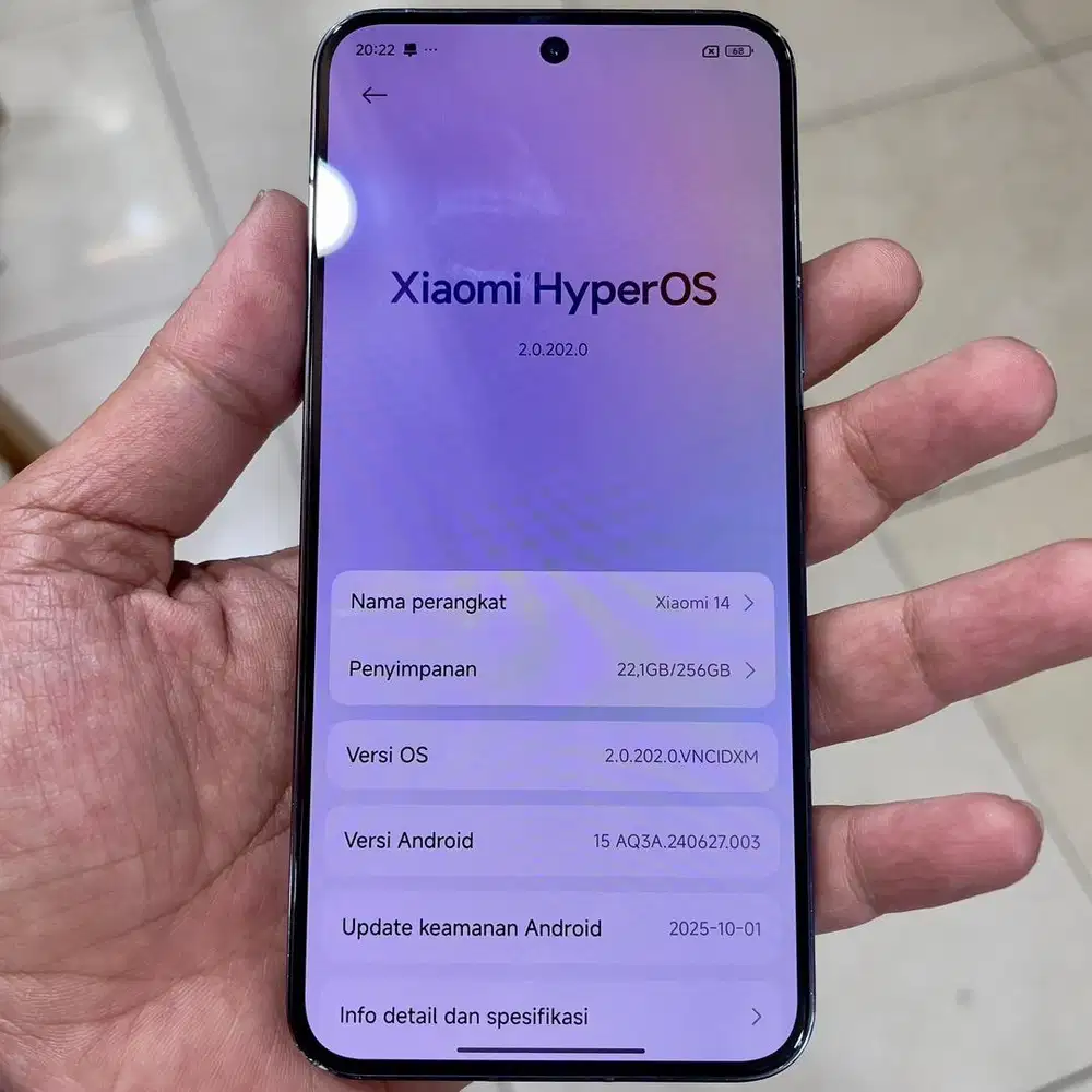 Xiaomi 14 lecet pake 12 / 256 resmi fullset original