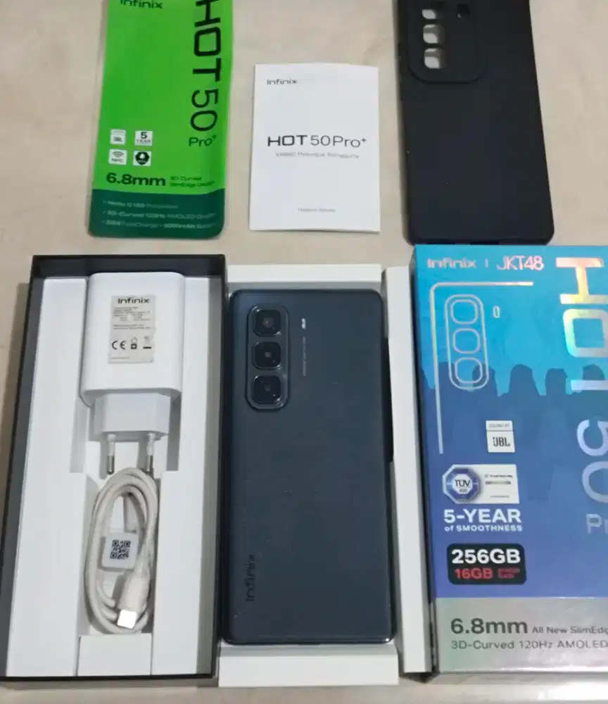 Infinix Hot 50 Pro+ ram 8/256 fullset ori mulus no minus